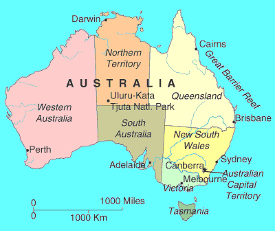 Great Barrier Reef Map