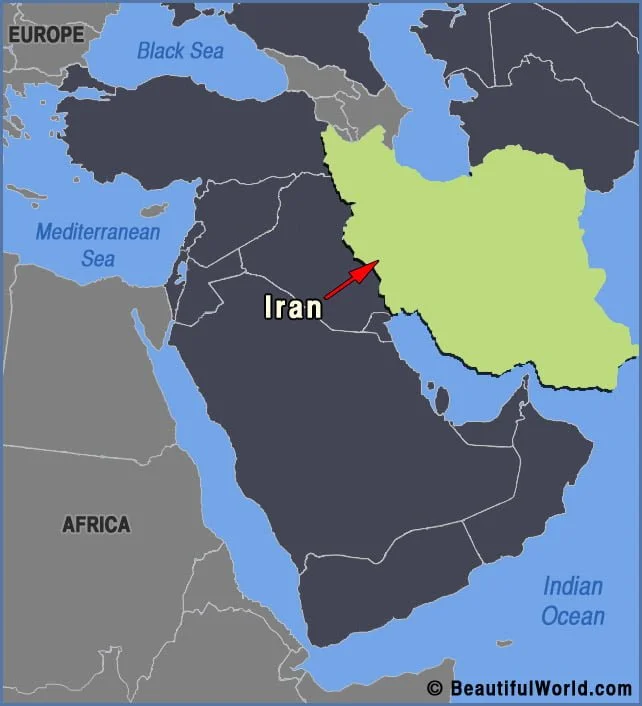 Map of Iran