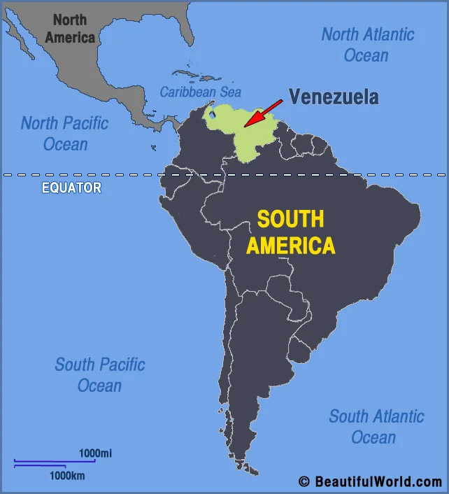 venezuela-south-america-map