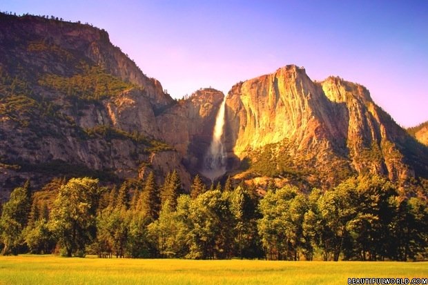 yosemite-falls-at-sunrise